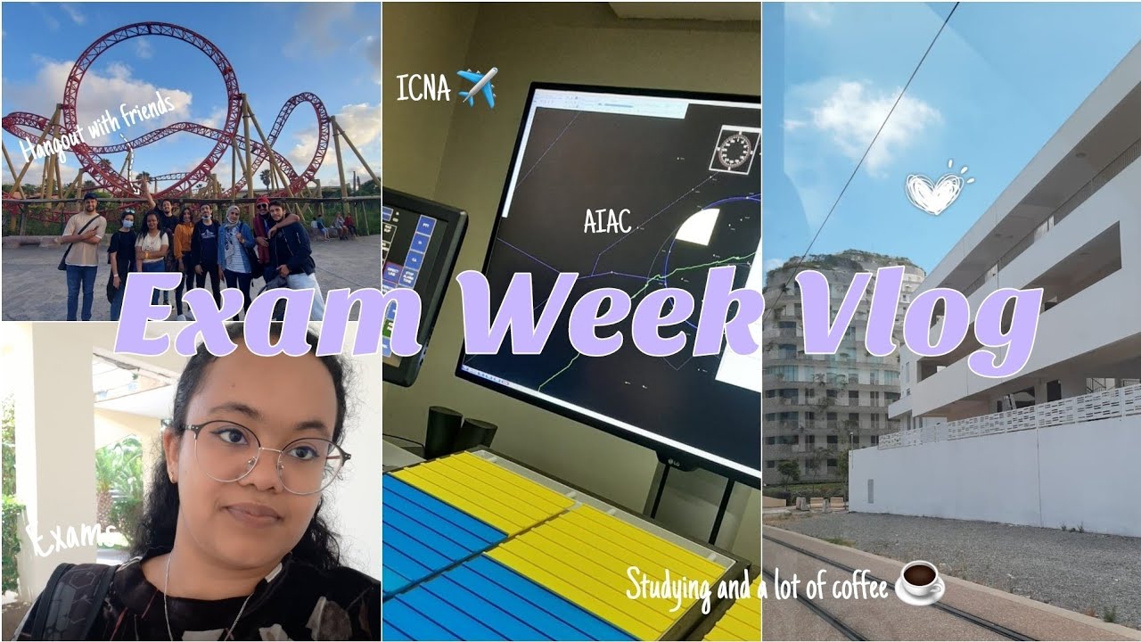 Exam Week: Studying, ATC Simulations🛫, leaving AIAC for summer Break | اخر اسبوع ف AIAC: امتحانات 📚