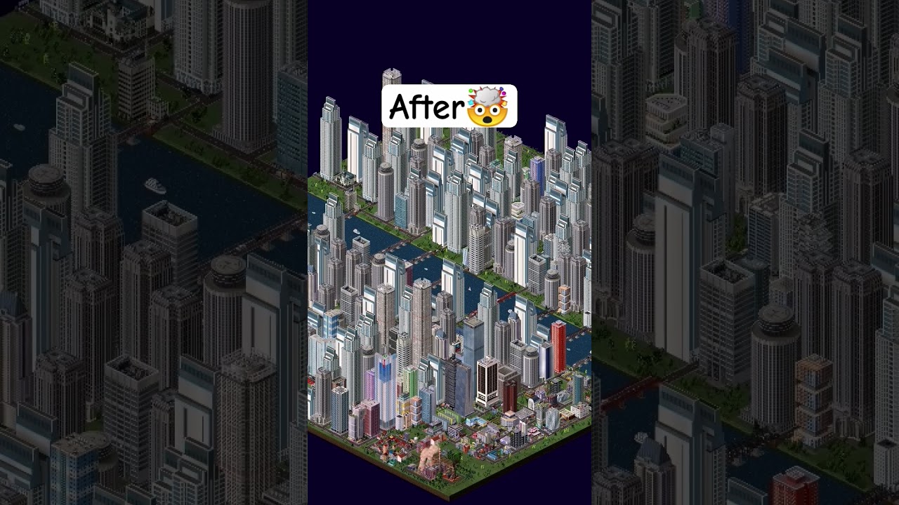 Before after TheoTown #theotown