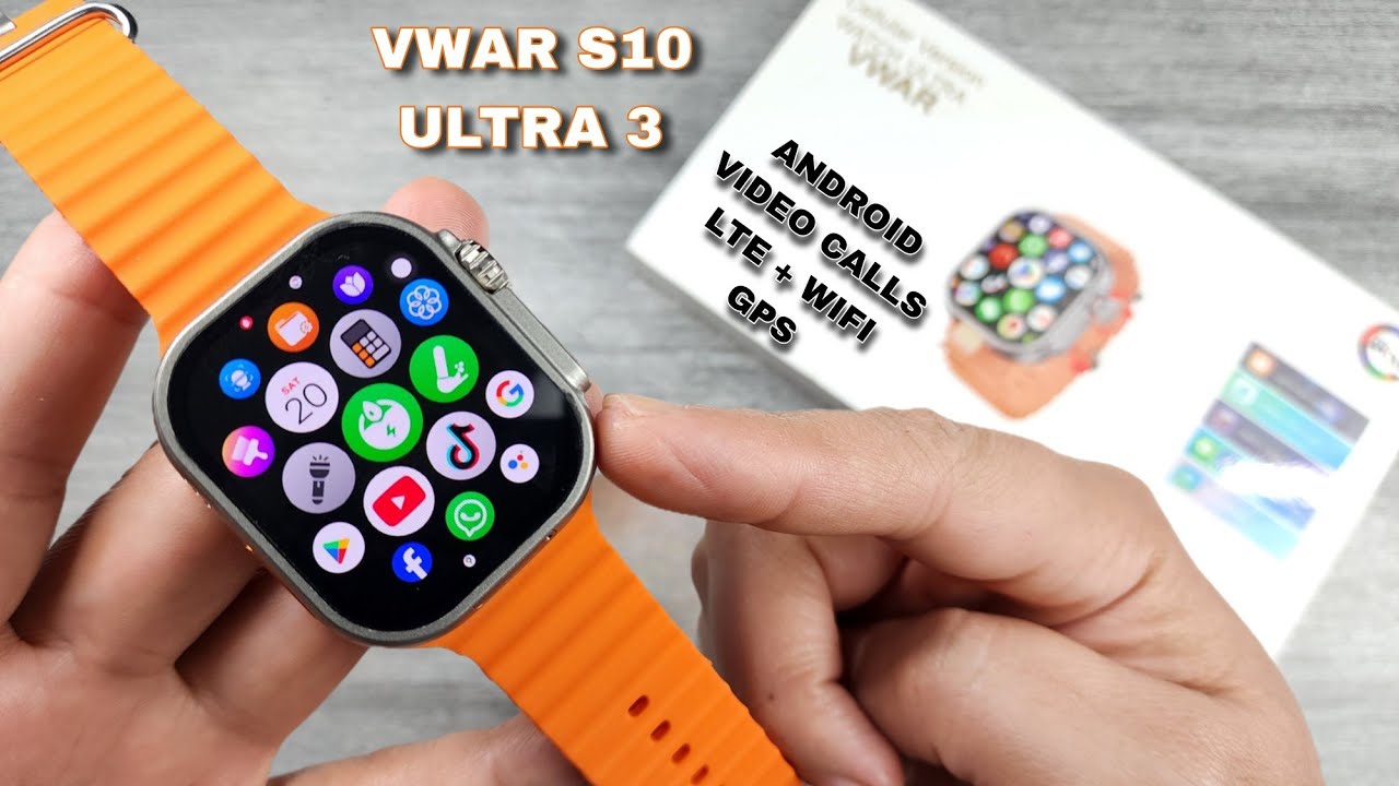VWAR S10 ULTRA 3 - vedeollamadas / wifi / gps +