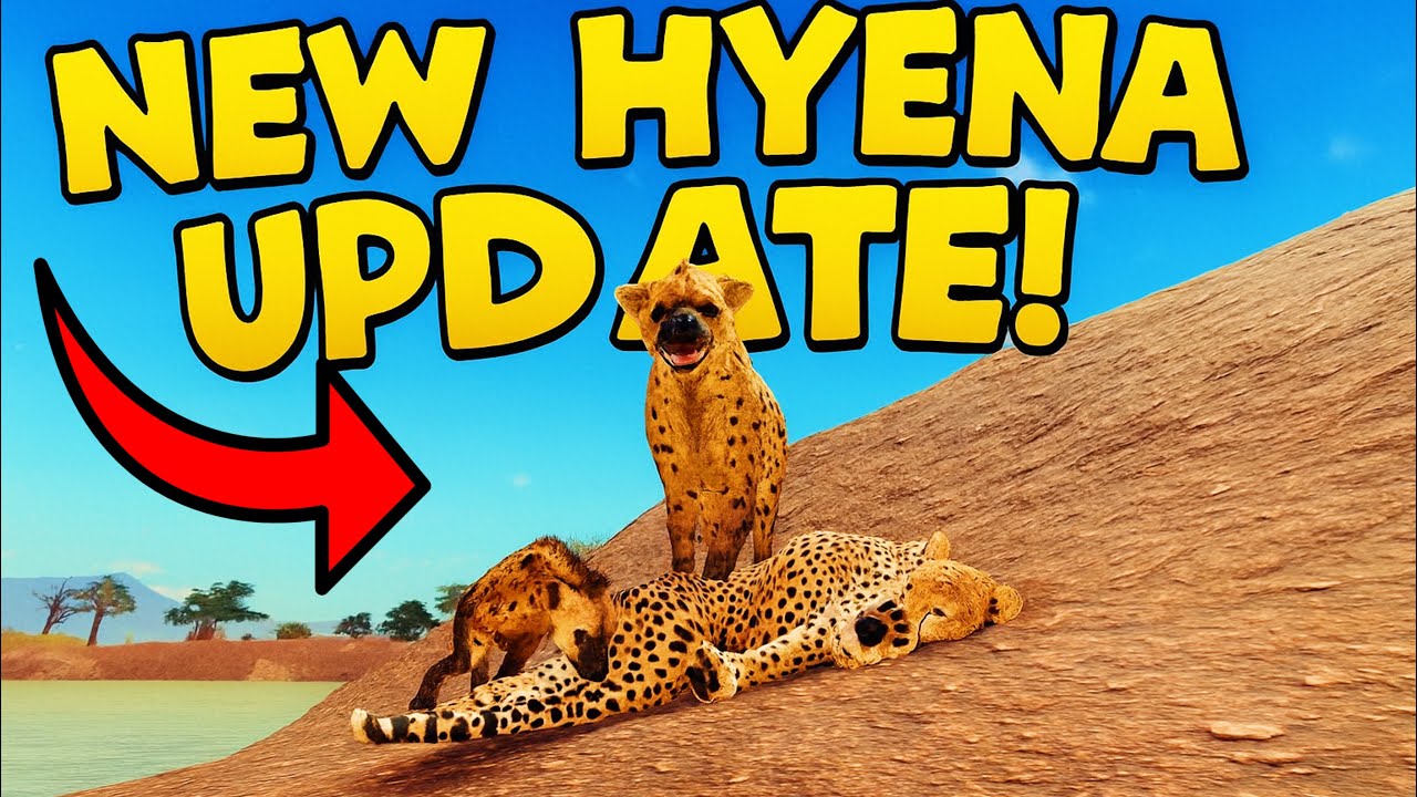 KOSING PLAYERS IN THE NEW HYENA UPDATE IN SAVANNAH LIFE ROBLOX!