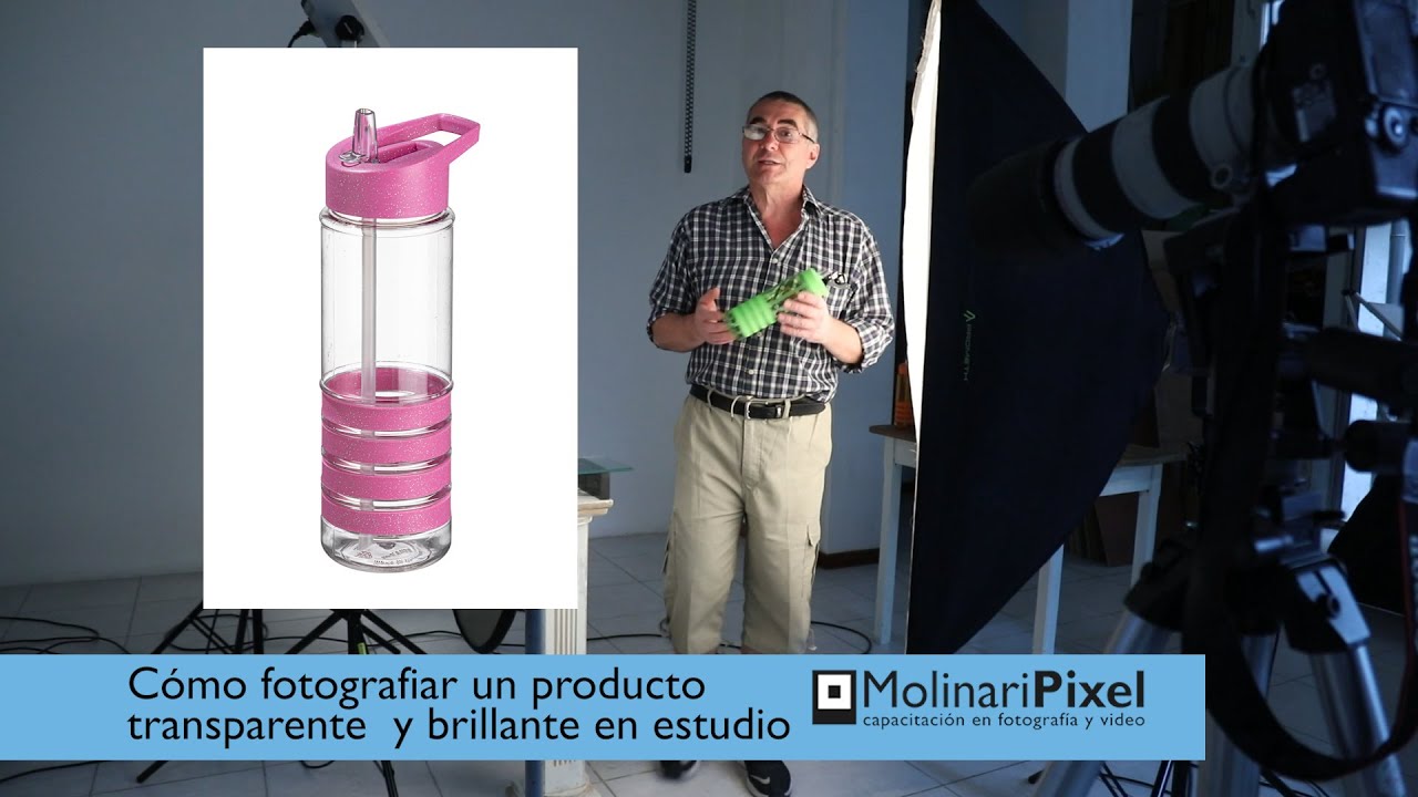 Cómo fotografiar un objeto transparente y brillante - English subtitles.