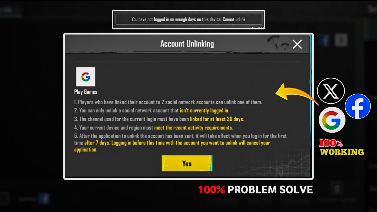 Only 2min 🤩 |  Bgmi Google Play & Twitter Unlink || Bgmi I'd Unlink Kaise Kare || Problem solve 100%