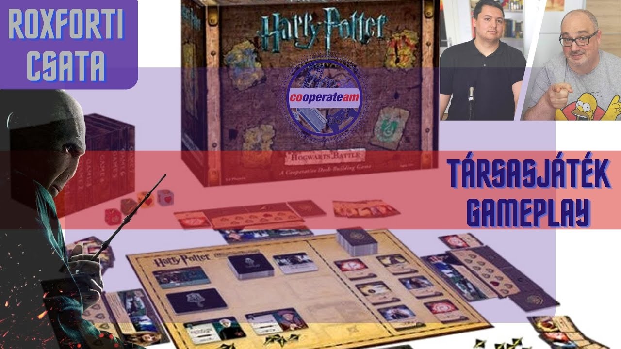 HARRY POTTER: Roxforti csata társasjáték GAMEPLAY #1 - A játék 3. fejezete