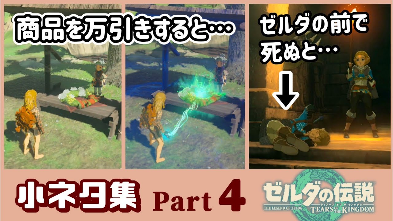 【ティアキン】お金を払わず店の商品を盗むと…？ゲームに隠れた細かすぎる小ネタ集４【ゼルダの伝説 ティアーズ オブ ザ キングダム】@レウンGameTV