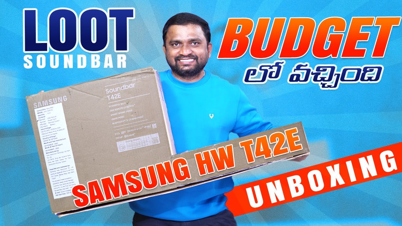 Samsung HW T42E Soundbar 🔥 Best Soundbar in India 2023 ⚡ Samsung HW T42E Dolby Digital Soundbar