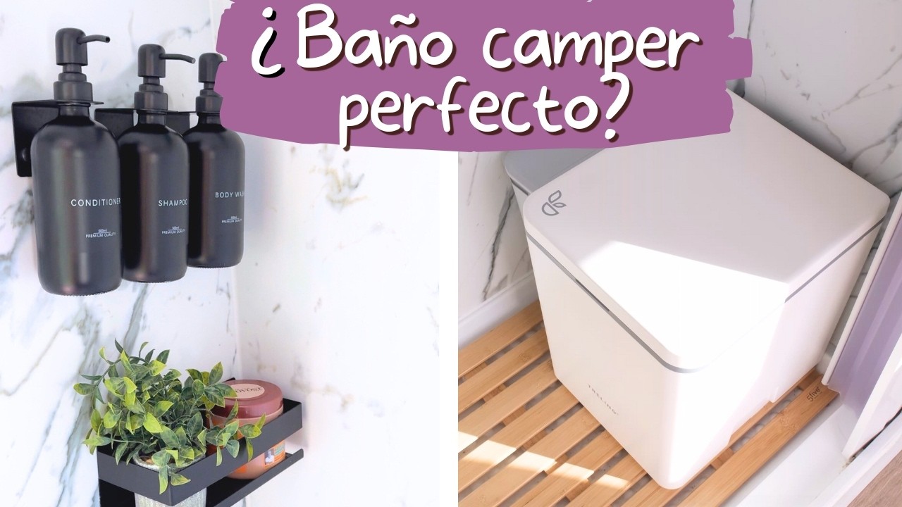 ¿Un BAÑO de LUJO en una furgoneta CAMPER? ¡Es posible!