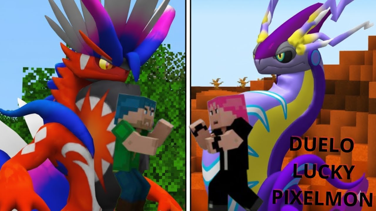 KORAIDON VS MIRAIDON QUEM VENCEU?DUELO LUCKY PIXELMON