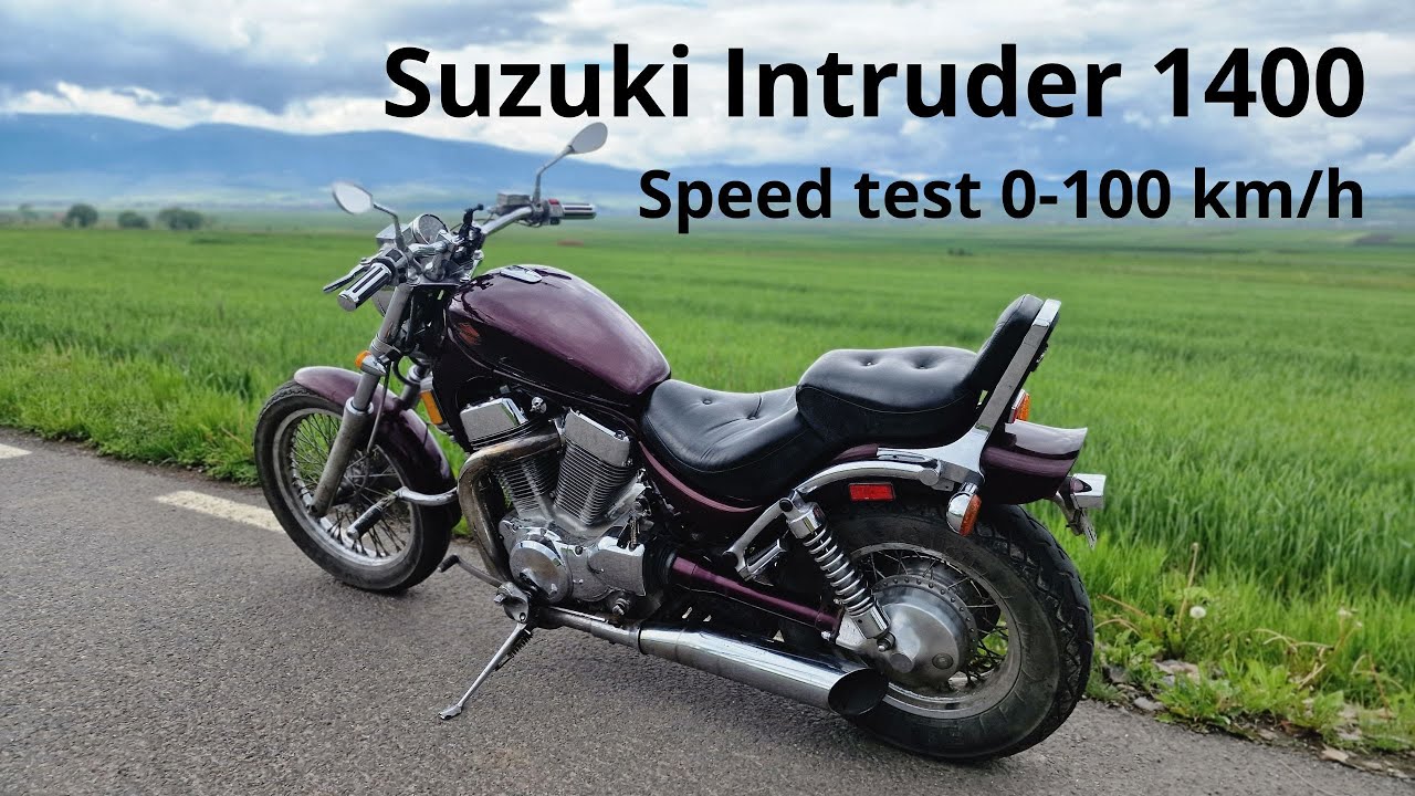 Suzuki Intruder Vs 1400 Speed Test 0-100 Km/hour #suzuki #motorcycle
