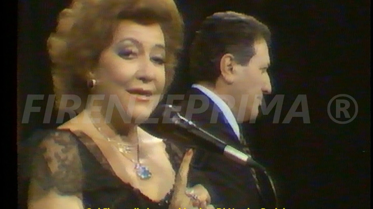 Qui Firenze liscio con ghiaccio. Di N. Parigi. Nilla Pizzi in La vedova allegra. Canale 48 30 11 '78