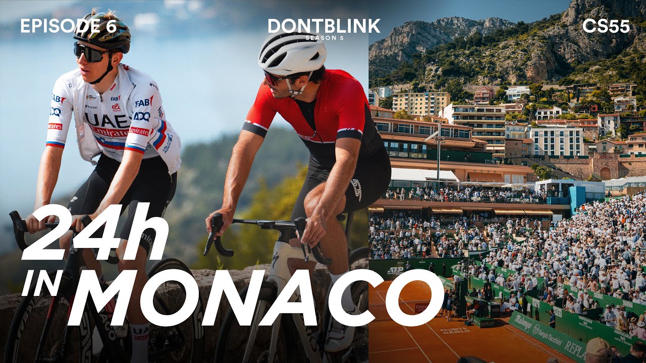 Monaco Vlog: Cycling with Tadej Pogačar &  Montecarlo Masters by Carlos Sainz | DONTBLINK EP6 S5