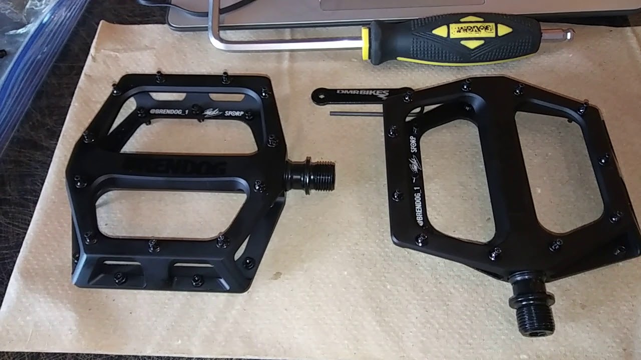 My New DMR Vault Brendog DH Platform Pedals for my Expedition Bicycle Touring Trips in the USA
