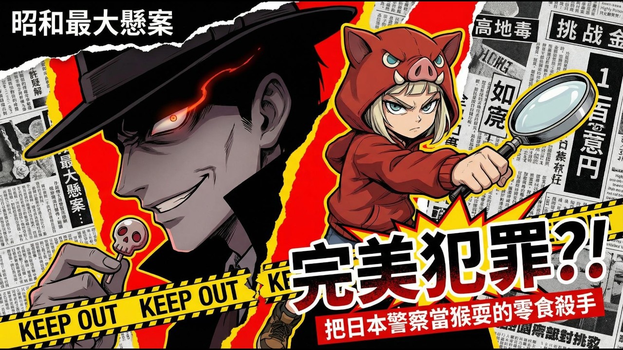 完美犯罪？把日本警察当猴耍的“零食杀手”，柯南都得绕道走！