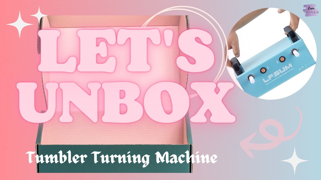 Unboxing 4 THUMBLERS TURNING MACHINE ! SET UP and TIPS #Dani Tutorials