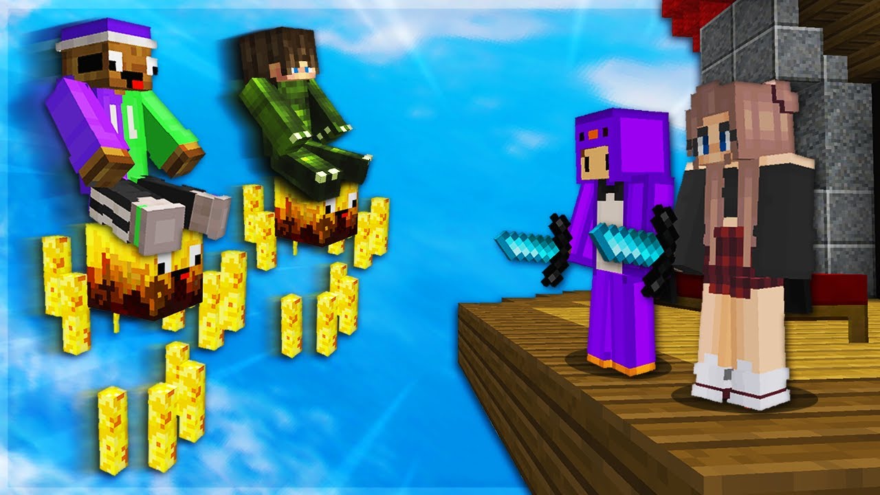 2 PVP Gods vs 2 Bedwars BLAZE Trolls
