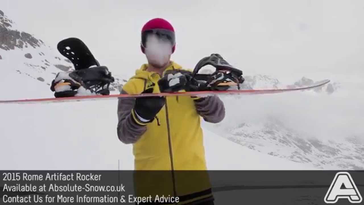 2014 / 2015 | Rome Artifact Rocker Snowboard | Video Review