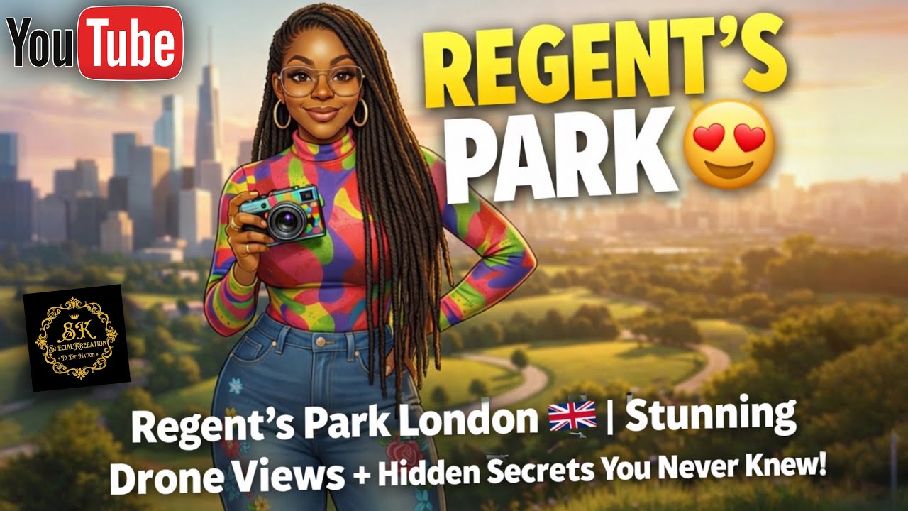 Regent’s Park London 🇬🇧 | Stunning Drone Views + Hidden Secrets You Never Knew!