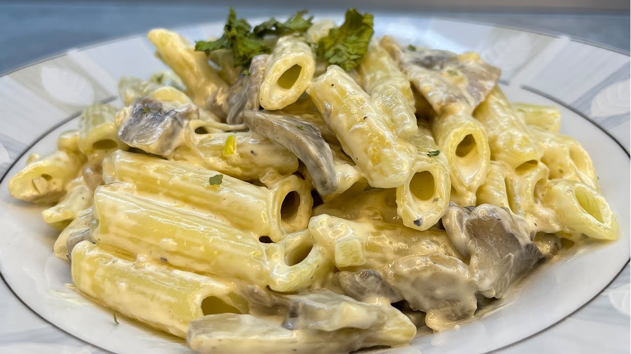 POSNA pasta sa pečurkama i biljnom pavlakom - Jednostavno, spremna za 20 minuta! - Jokina kuhinjica
