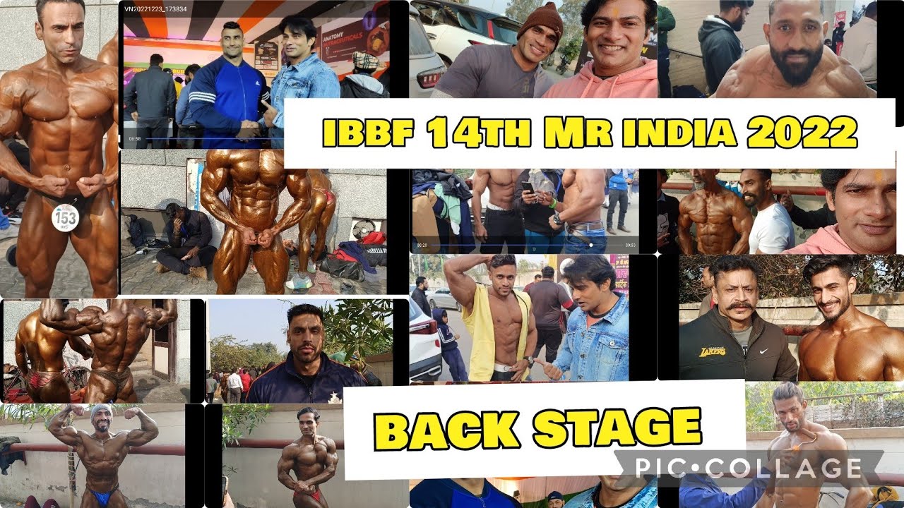 Ibbf Mr india 2022 Senior National bodybuilding and Sports Championship Back stage#ibbf#bodybuilding