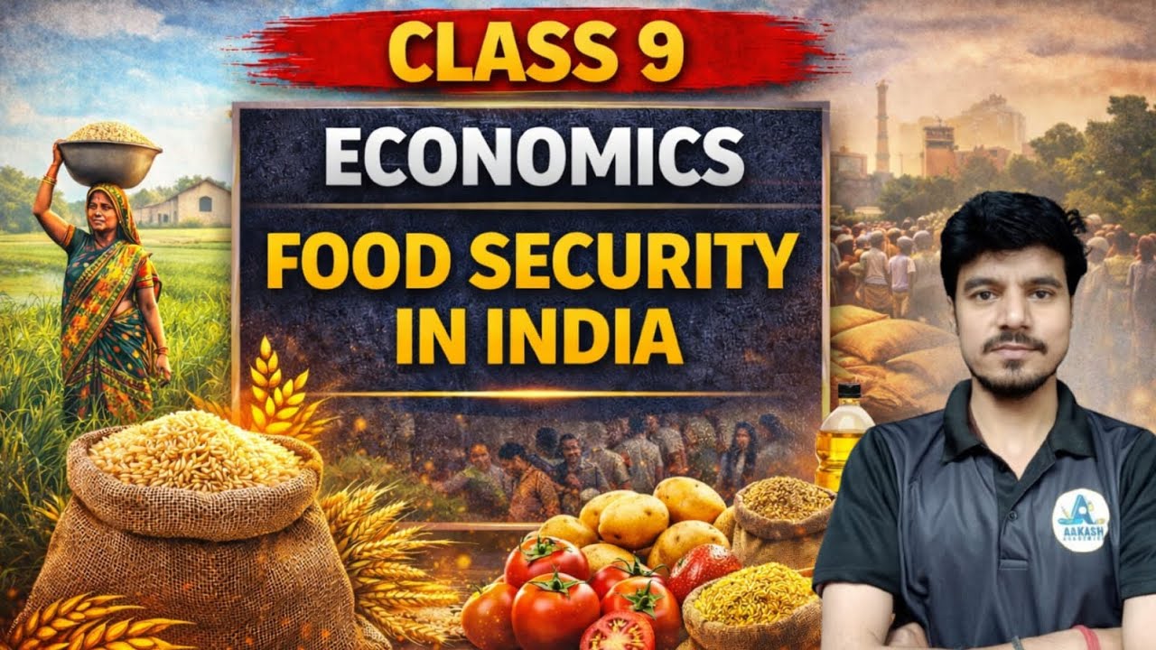 FOOD SECURITY IN INDIA ll CLASS 9TH ll Economics by vikas sir 🔥#sst 