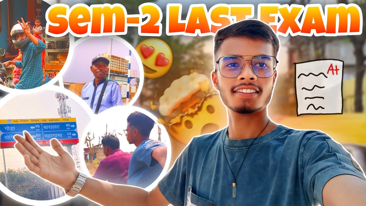 Exam Khatm Ho Gaya 🤩| Doston ke Sath Masti🤯 |@SanojMahtoVlog #exam #college 