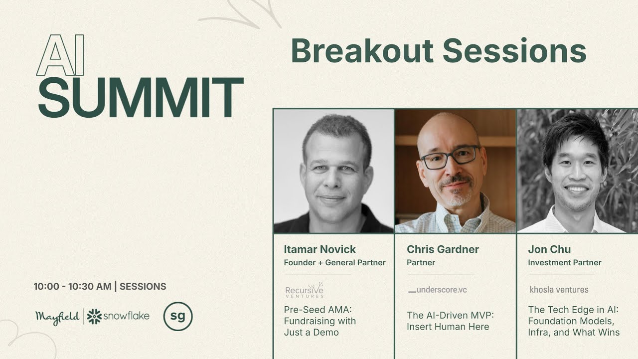 Breakout Session: The AI-Driven MVP: Insert Human Here