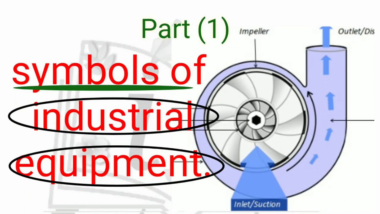Symbols of industrial equipment.pump, distillation, Extraction, dryers,chemical technology , part (1
