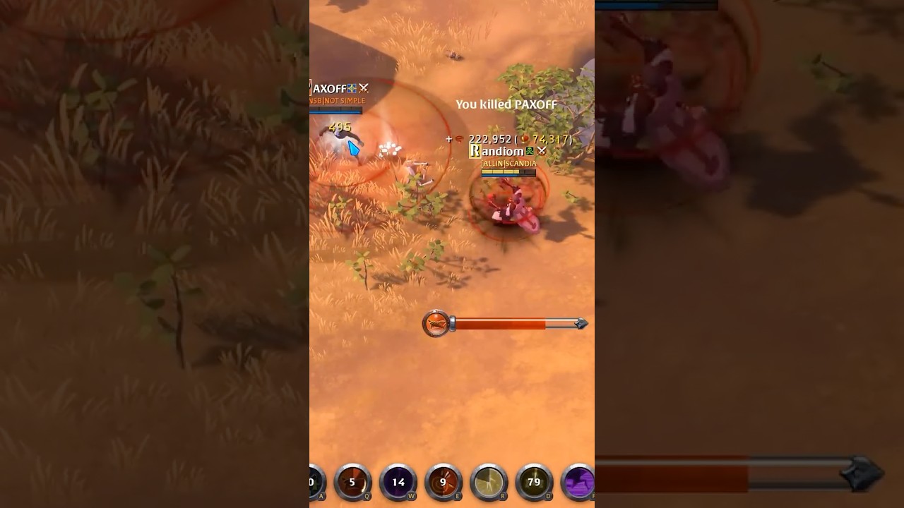 This is why you NEVER dismount on top of players - #albiononline