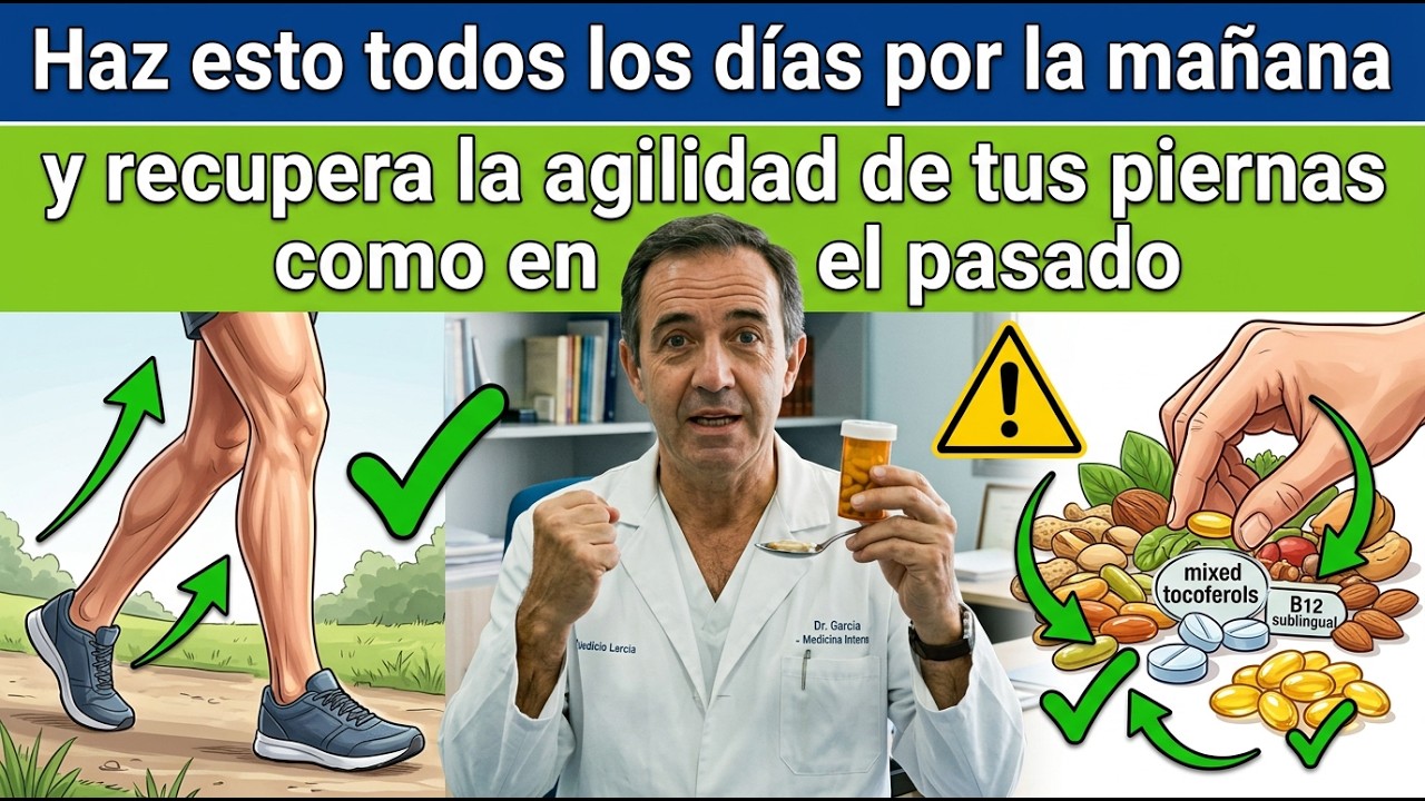 Toma esta vitamina olvidada a diario y mira cómo mejora la circulación en tus piernas increíblemente