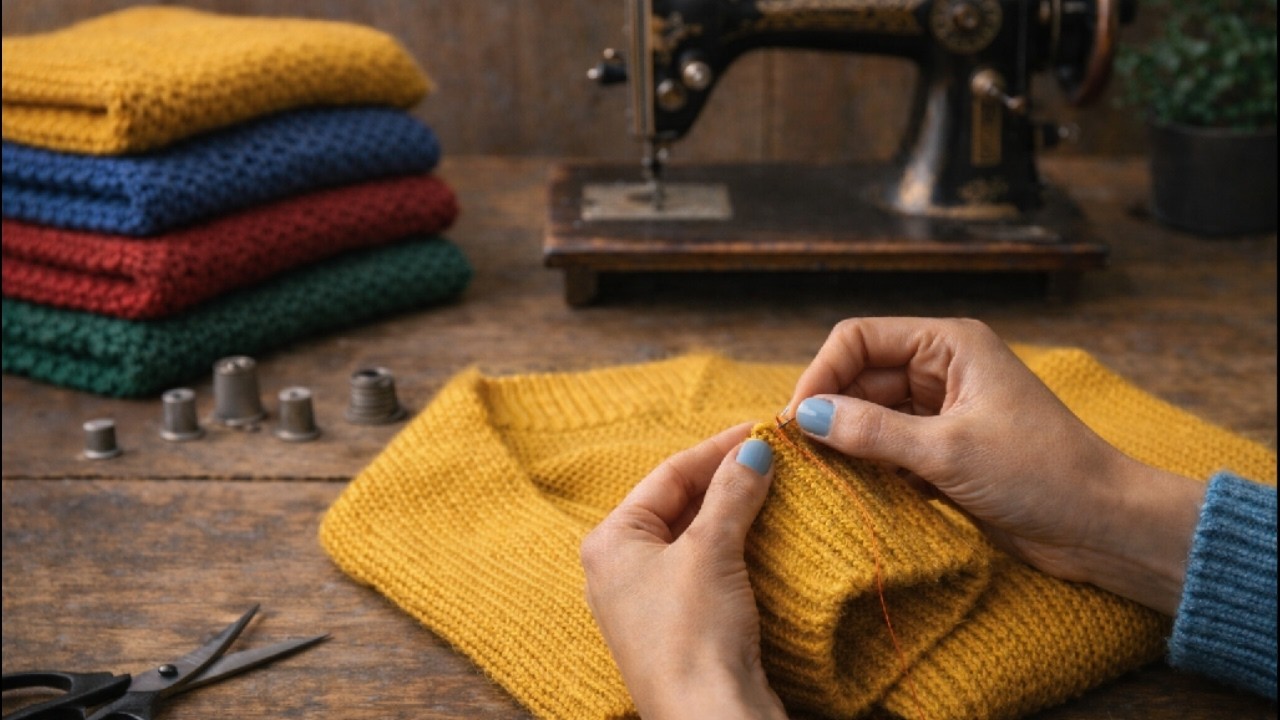 2 Genius ways to SHORTEN sleeves Without sewing machine!!
