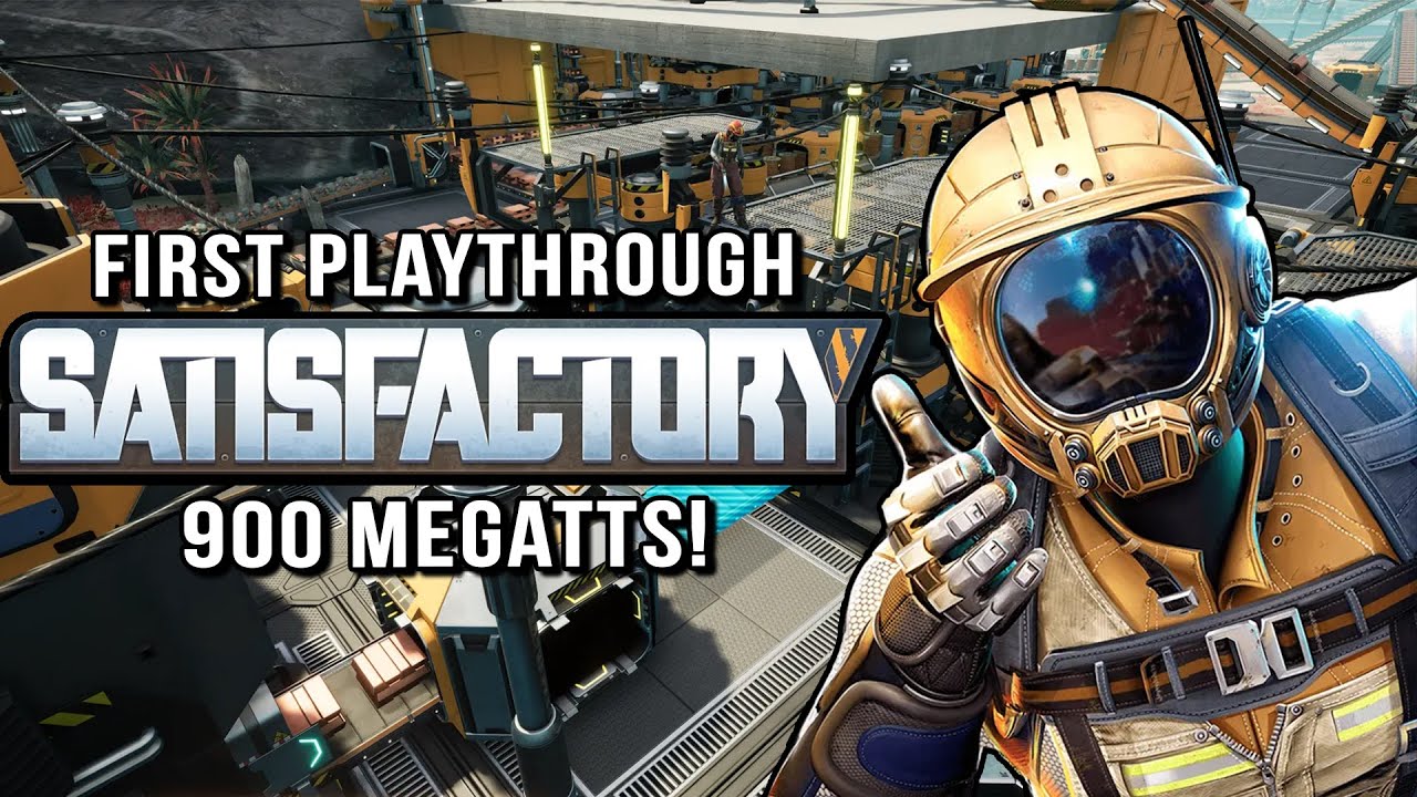 Satisfactory 1.1 Playthrough - Coal Power Plant Build