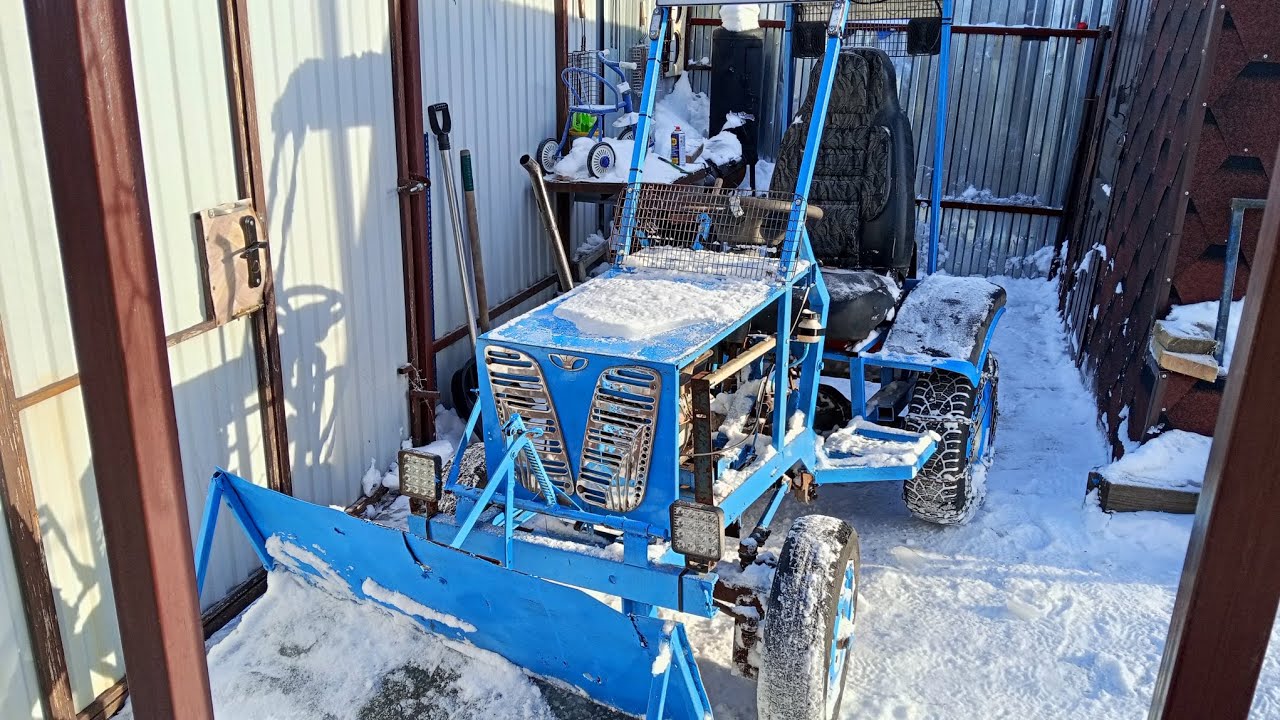 Мой самодельный минитрактор.