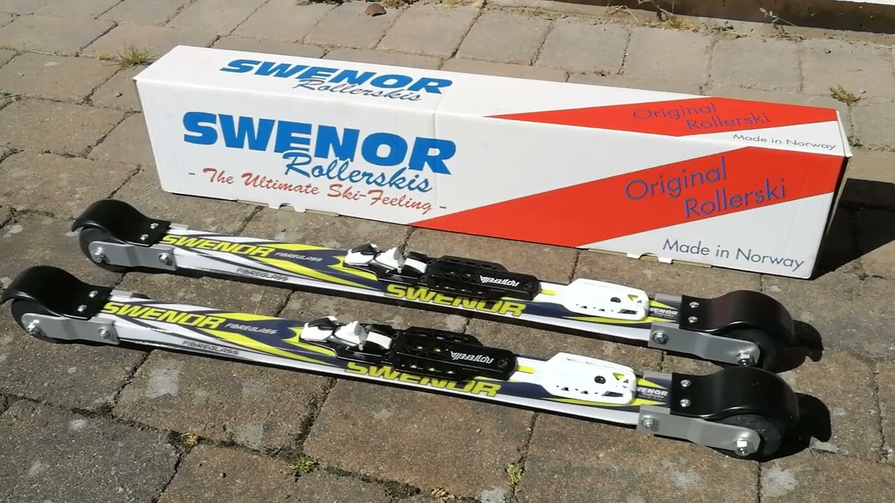 Vallastallskungen.se presenterar SWENOR fibreglass o Rottefella Rollerski Classic bindn VID 20220728