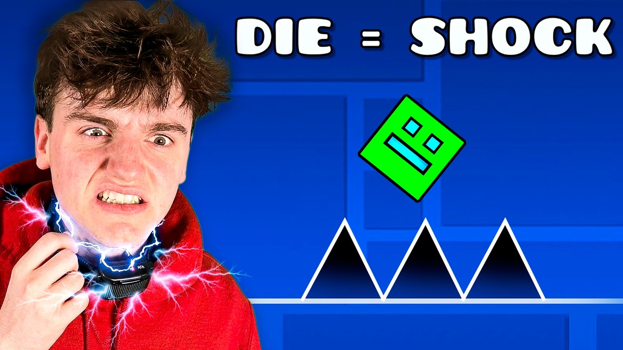 We Played Geometry Dash With a SHOCK COLLAR..
