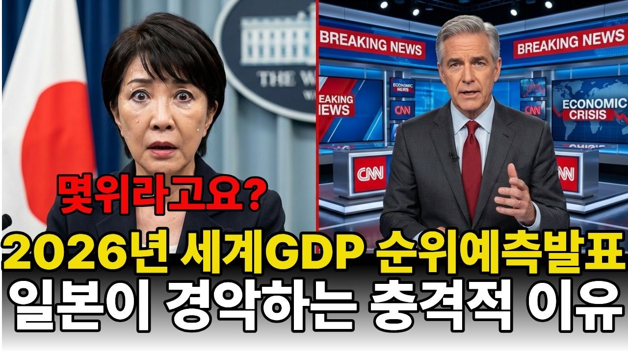 2026년 세계 GDP 순위 전망: 일본 추락하고 인도 4위 등극, 한국의 성적표는?