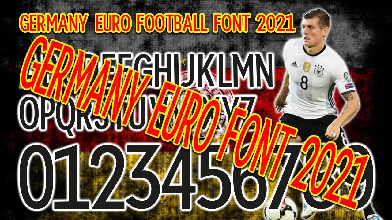 Germany Euro Football Font 2021 By Home Desing Free Download 100%