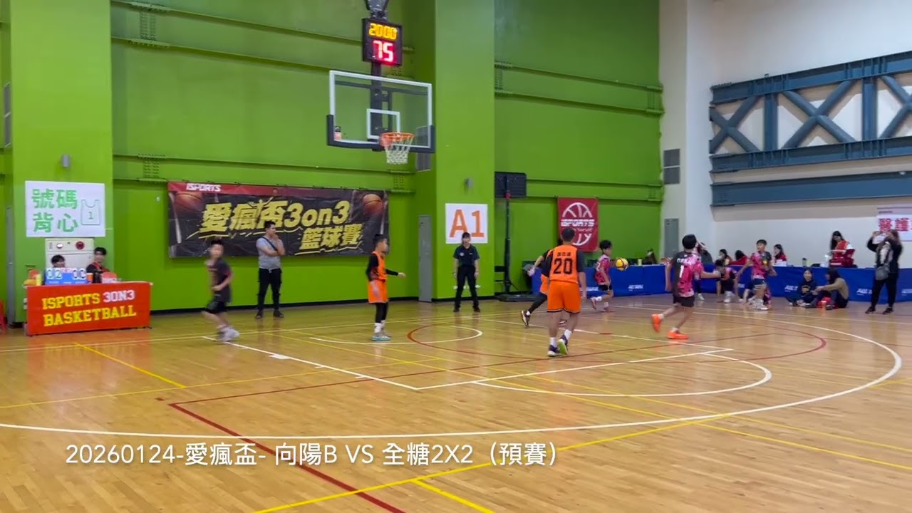 20260124 愛瘋盃  向陽B VS 全糖2X2（預賽）