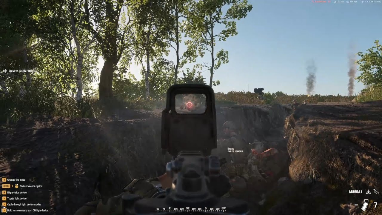Ukraine Trench clearing | Arma Reforger | TFW
