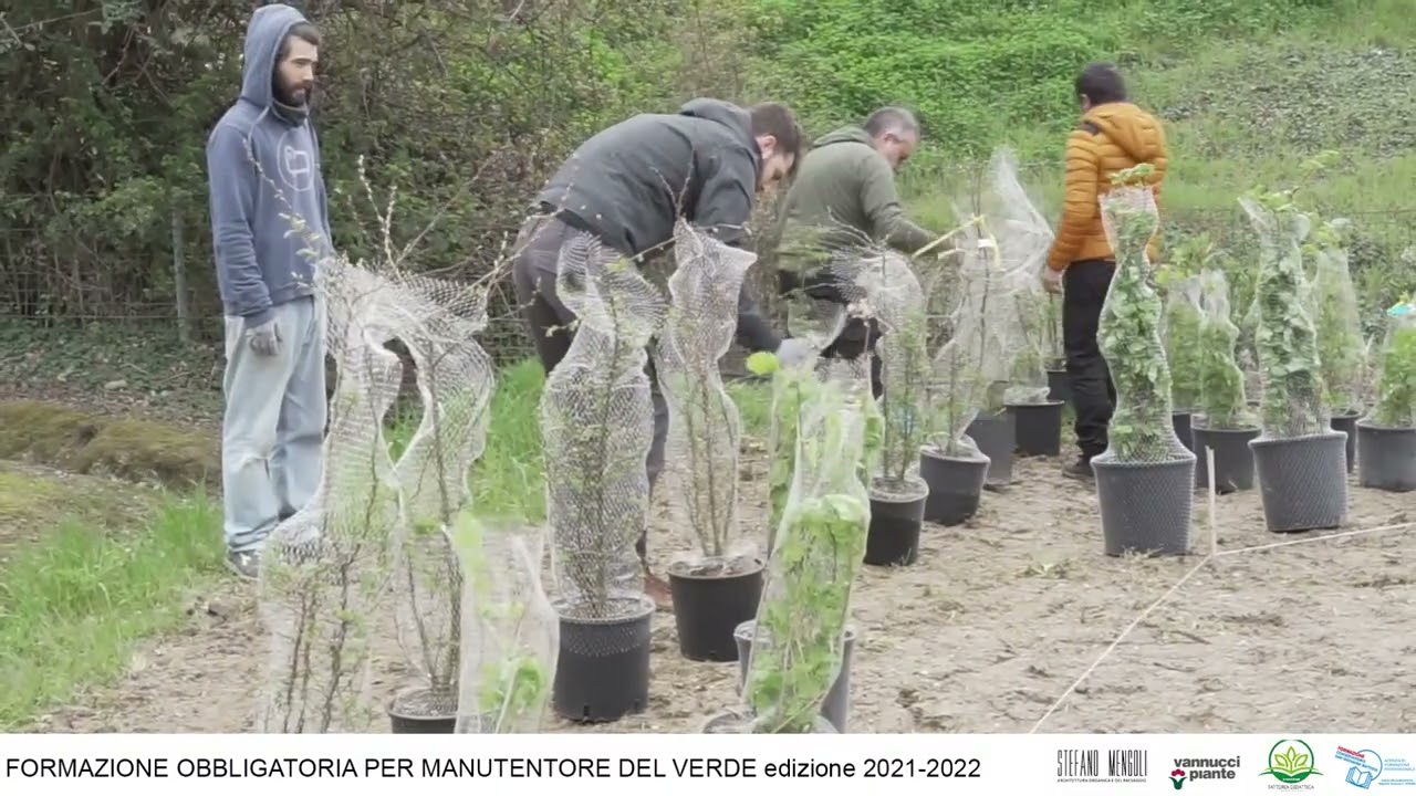 Il giardino didattico - Nursery park - Corso manutentore del verde - Pistoia