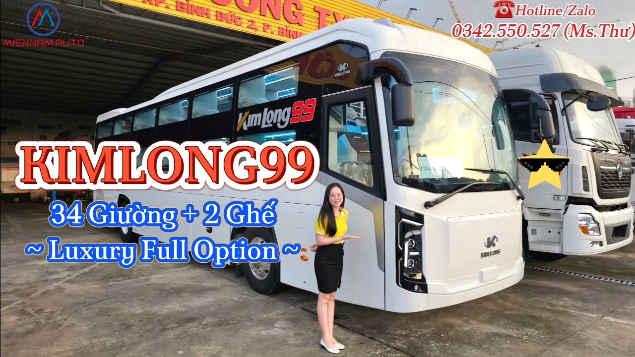 Đánh Giá Xe Khách KIM LONG 99 34 Giường 2 Ghế I Xe Giường Nằm KIMLONG 99 Động Cơ Weichai Euro5 Có Gì
