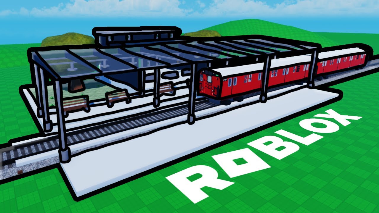 Строю свою собственную железнодорожную станцию ​​в Roblox