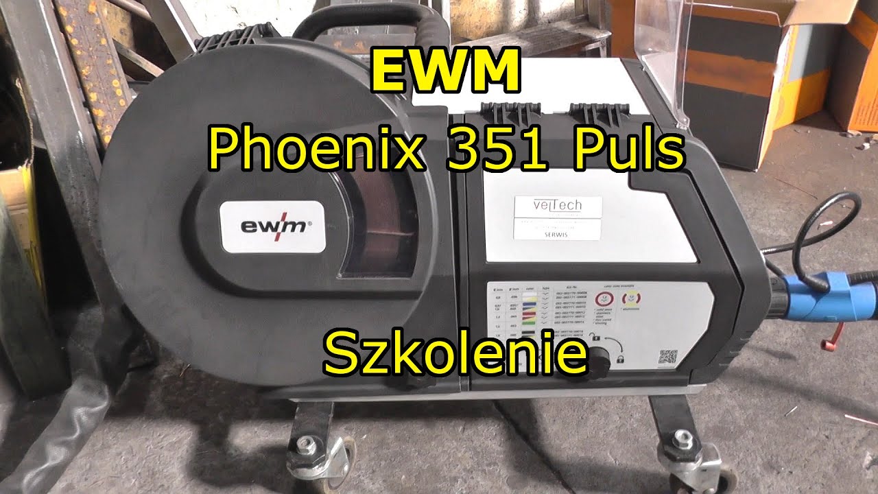 MIG / MAG Phoenix 351 puls, EWM, szkolenie po zakupie spawarki.