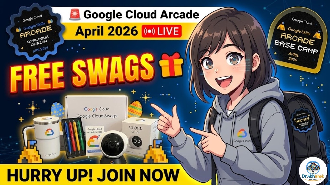 🚨 Google Cloud Arcade, апрель 2026, прямая трансляция | Бесплатные подарки 🎁 Спешите присоединить...