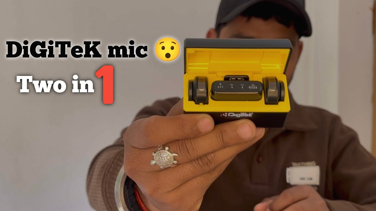 My new mic 😁inboxing video Digitek mic 😵😯under budget 