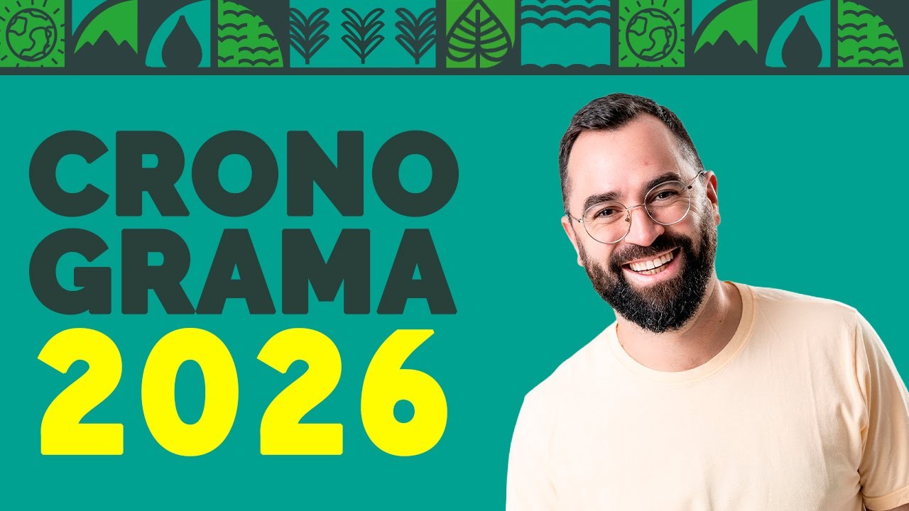 📅 CRONOGRAMA BIOLOGIA 2026 - Prof. Guilherme Goulart