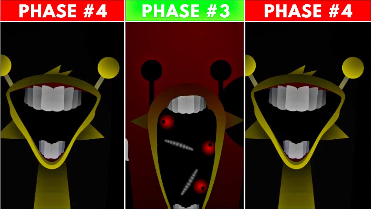 SPRUNKI PHASE 3 vs PHASE 4 😱 | Dark Evolution Comparison (Scary & Epic)