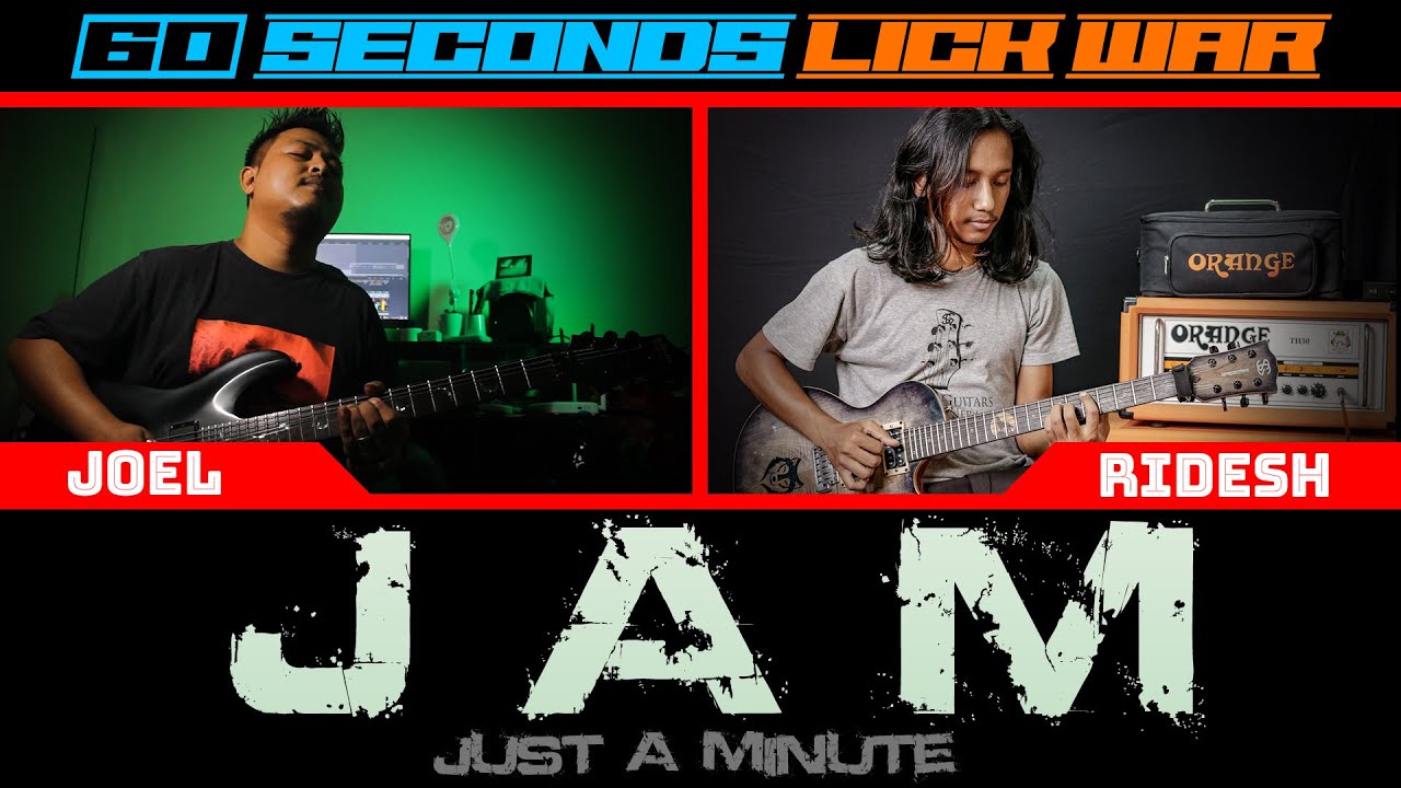 JAM 60 SECONDS LICK WAR # 6 feat @JoelLepcha  & @rideshtamang5470