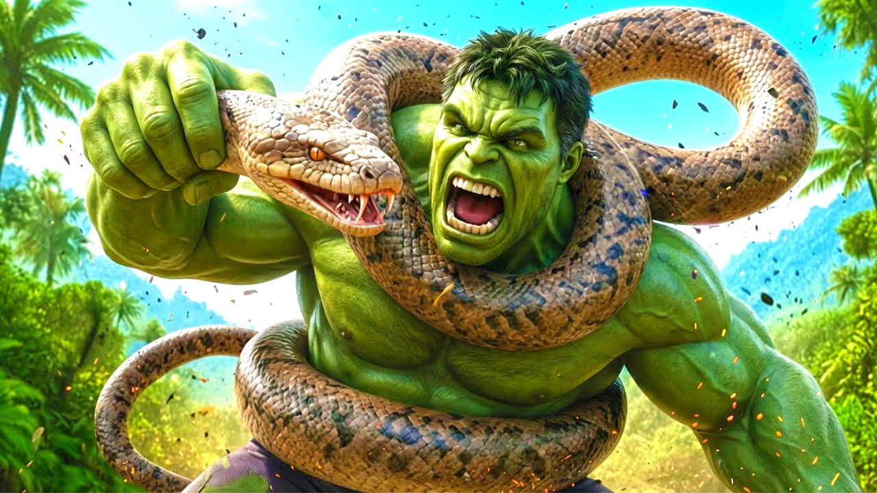 Hulk vs Anaconda – The Jungle Monster Battle (Epic Ending)