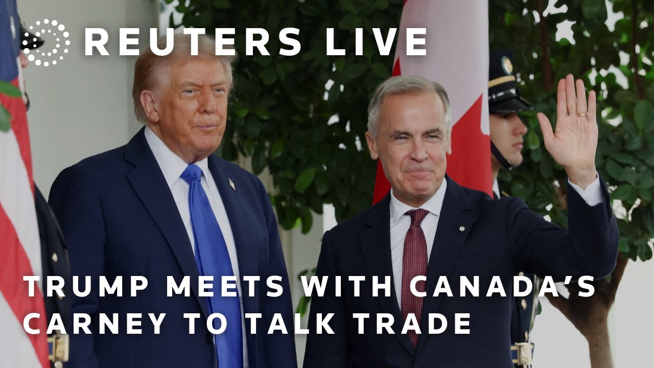 LIVE: President Trump meets with Canadian Prime Minister Carney to talk trade