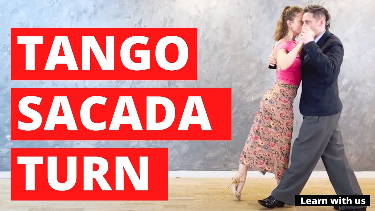 Cool Tango Turn Combination: Giro with sacada & decoration for leader (Steps & Technique)