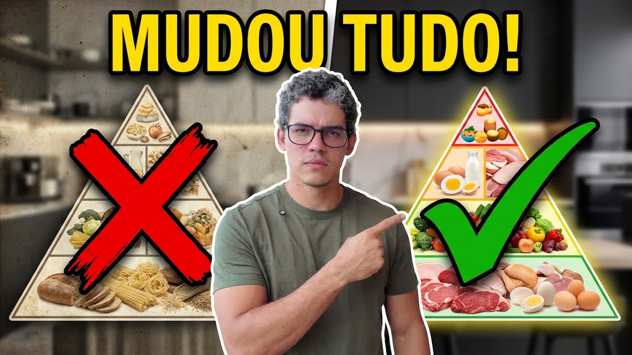 NOVA PIRÂMIDE ALIMENTAR - Entenda o que realmente mudou